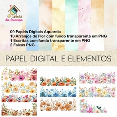 Kit Papéis e Elementos Mãe é Sorte