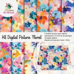 Kit Digital - Pintura Floral - comprar online