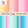 Kit Papel Digital - Petit Poá Candy Claro