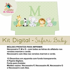 Kit Digital Safari Baby