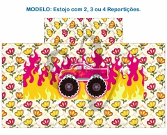 Kit Digital - Escolar Carros Meninas - Casinha da Estampa