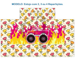Kit Digital - Escolar Carros Meninas - Casinha da Estampa