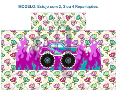 Imagem do Kit Digital - Escolar Carros Meninas