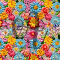 Kit Digital - Flores Quentes 3D - Casinha da Estampa