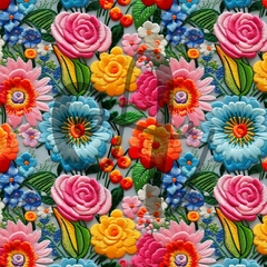 Kit Digital - Flores Quentes 3D - Casinha da Estampa
