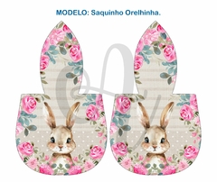 Kit Digital - Páscoa Coelho Floral - Casinha da Estampa