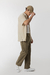 Pantalón Sastrero hombre Recto Orso Bianco, confeccionado en paper touch, con cintura plana y detalles modernos, ideal para un estilo casual y contemporáneo.