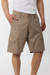 Bermuda Cargo Orso Bianco, diseño en gabardina esmerilada con bolsillos laterales, ideal para un look casual y funcional.