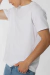 Remera Lisa de algodón de hombre  blanca modelo "Palau" | Orso Bianco