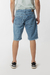 Bermuda Jean Mom BOWIE de Orso BIanco, en denim rígido con ruedo al corte, diseño casual y moderno