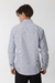  Camisa clásica poplin rayado Office con oso bordado. Orso Bianco