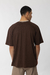 Remera oversize Season Orso Bianco, con cuello tejido combinado y bordado frontal, ideal para un estilo casual y relajado.