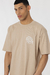 Remera oversize Spot Orso Bianco, con bordado delantero, diseño casual y relajado, confeccionada en algodón peinado para mayor confort y estilo.