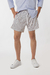 Short de baño rayado Horizon, bomber sublimado personalizado con cordón encapsulado. Marca Orso Bianco.