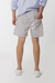 Short de baño rayado Horizon, bomber sublimado personalizado con cordón encapsulado. Marca Orso Bianco.
