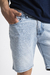 Bermuda skinny Deny de Orso Bianco en denim elastizado índigo.