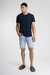 Bermuda skinny Deny de Orso Bianco en denim elastizado índigo.