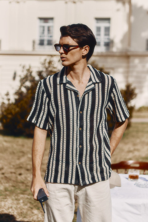 Camisa Crochet "Vis" - comprar online