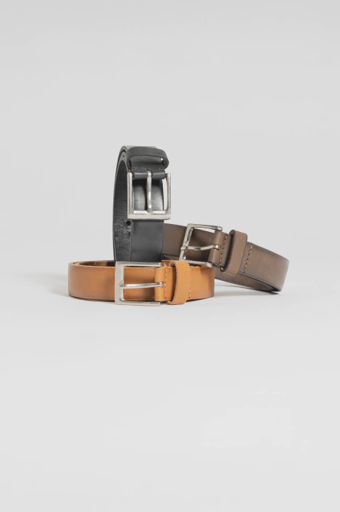 Cinturón de cuero "Pure" | Orso Bianco