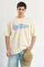 Remera oversize University Orso Bianco en jersey algodón peinado con estampa, disponible en chocolate, crudo y verde