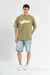 Remera oversize University Orso Bianco en jersey algodón peinado con estampa, disponible en chocolate, crudo y verde