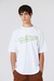 Remera oversize University Orso Bianco en jersey algodón peinado con estampa