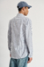 Camisa clásica Lord Orso Bianco, poplin rayado, oso bordado, celeste, azul, beige