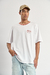 Remera Oversize Italian Orso Bianco color blanco, moda casual y cómoda para hombre