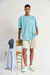 Remera Celeste  Oversize "Growing" | Orso Bianco