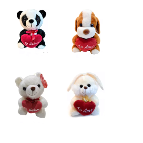 PELUCHE TE AMO CHICO CON CORAZON