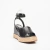 Imagen de Amelia 01 | Sandalia con plataforma con yute en cuero | Fragola
