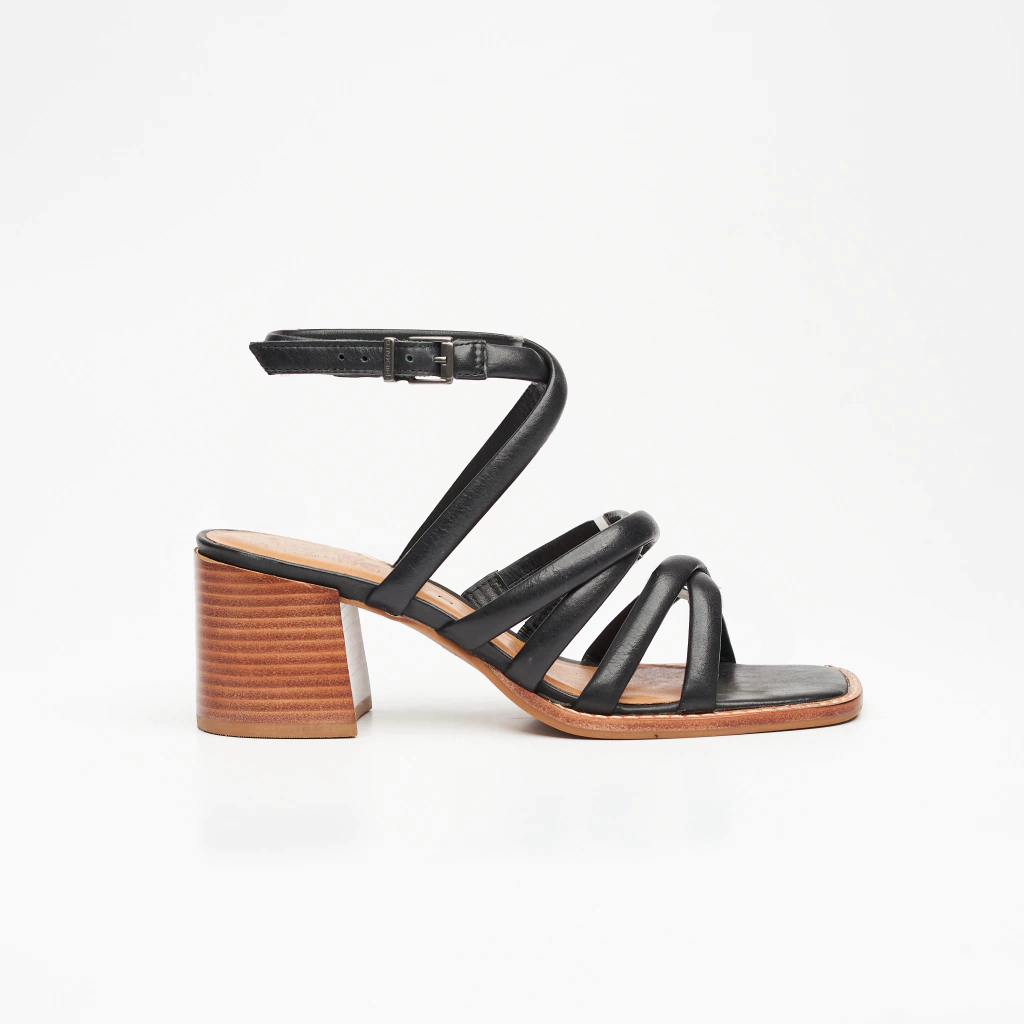 Imagen de BOSSA 02 | Sandalia con taco de mujer cuero | Fragola