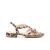 Gioia 07 | Sandalia de vestir cuero baja | Fragola - tienda online
