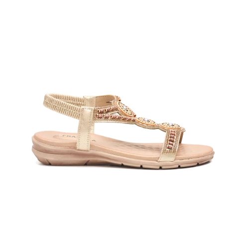 SUKI 01 | Sandalia baja confort dama | Fragola - comprar online