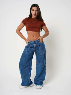 Blusa Cropped Telha Bl08161