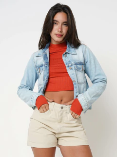 Jaqueta Média Lavagem Clara Jq49086