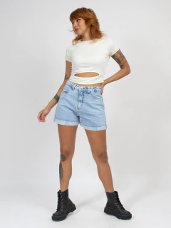 Cropped Com Recorte E PP Contrastate Bl08137 - Lady Rock | Stay Rockin' 