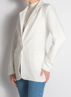 BLAZER ACINTURADO OFF WHITE BZ81017 na internet