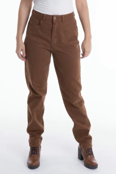 Calça Mom Marrom Escuro Cl14094