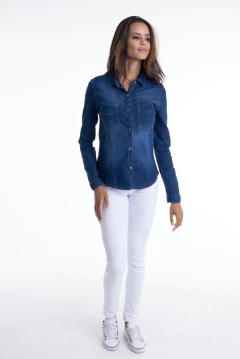 Camisa Tradicional Lavagem Escura CA30020 - comprar online