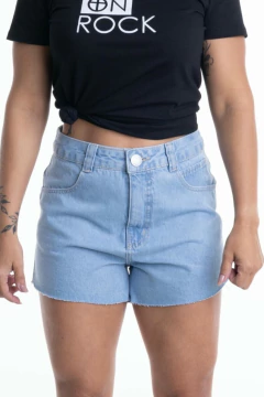 Short Hot Pant Lav. Média Barra a Fio Sh11569