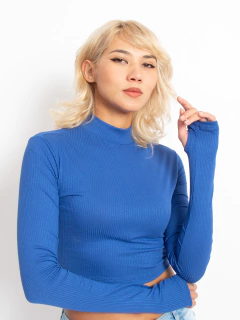 BLUSA MANGA LONGA ROYAL CROPPED COM DEDAL BL40063