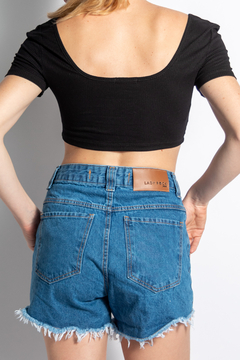 SHORT HOT PANT LR LAVAGEM ESCURA SH11566 - Lady Rock | Stay Rockin' 