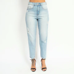 Calça Mom Lavagem Clara Cl14065