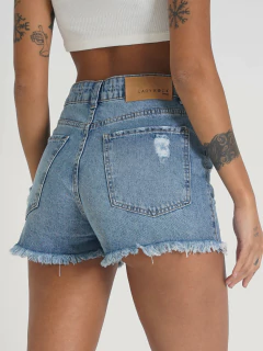 SHORT HOT MÉDIO LAVAGEM MÉDIA SH99016 - comprar online