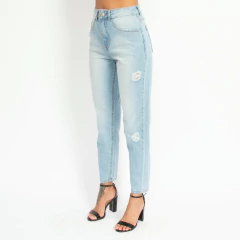 Calça Mom Lavagem Clara Cl14065 na internet