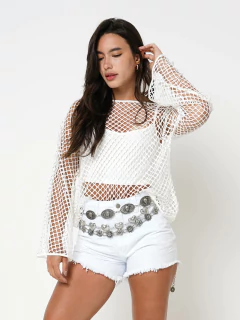 BLUSA MANGA LONGA TELA OFF BL40070