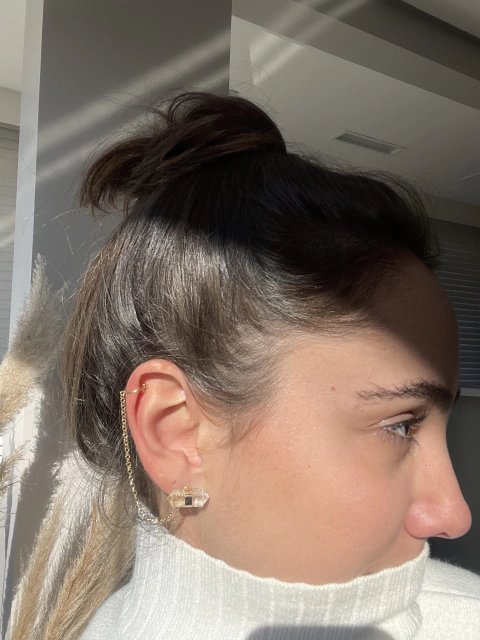 Brinco Piercing Cristal