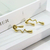 Brinco Forma Natural Summer Banhado a Ouro 18K - loja online