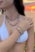 Pulseira Elo Two Banhado a Prata na internet